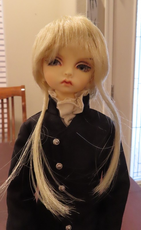 17 1/2 " TALL  BJD MALE  DOLLFIE DOLL BY DOLLZONE, LARON
