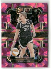2024 Panini Select WNBA #22 Kate Martin Rookie Prizm Pink Ice Aces RC