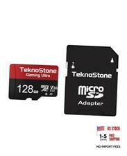 Gaming MicroSDXC Flash Memory with Adapter 100MB/s Read 128GB Gaming Series