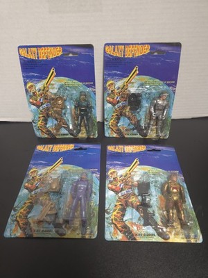 Galaxy Defender Vintage 1980s GI Joe KO 3 3/4 Lot Of 4 Different Rare