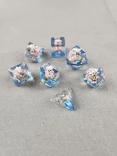 7 Piece Bears & Rainbows Polyhedral Dice Role Playing Games