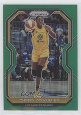 2021 Panini Prizm WNBA Green Prizm Chiney Ogwumike #55 0b0l