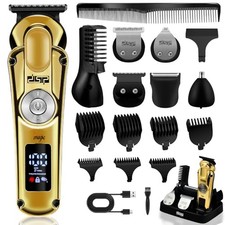 Men's Grooming Kit, Beard Trimmer for Men, Nose Trimmer, Body Gold Set