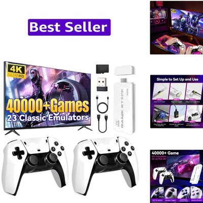 2025 Upgraded Retro Gaming Console, 4K HDMI Video Game Consoles with 40,000+ ...