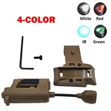 Desert For MPLS Tactical Helmet Flashlight Rail Light Headlamp Signal Lamp NEW