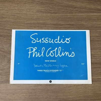 MUSIK08 ZEITSCHRIFT WERBUNG 5X8 PHIL COLLINS: SUSSUDIO