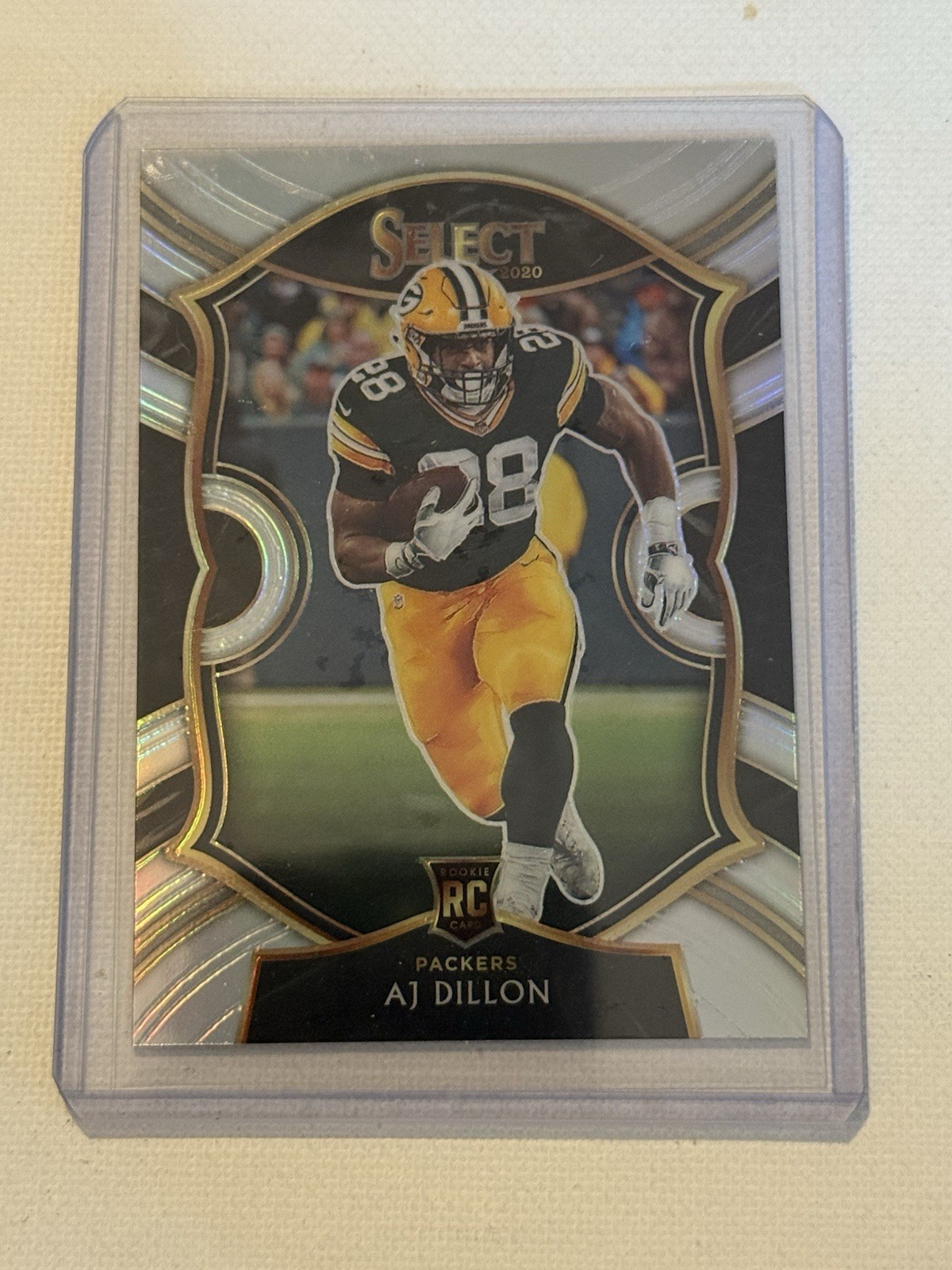 2020 Panini Select - Concourse AJ Dillon #65 Silver Prizm (RC)