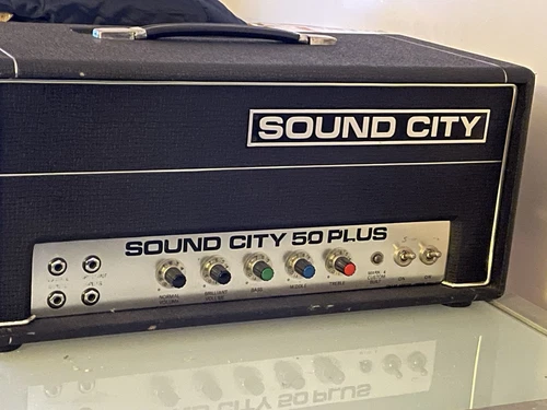 SOUND CITY 50 PLUS Vintage Valve Amplifier 1970, Excellent Condition. - Picture 5 of 24