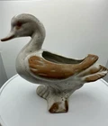 Vintage Frankoma Pottery Desert Gold Pottery Duck Planter 6.5”
