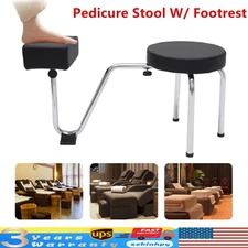 Salon Beauty Pedicure Manicure Chair Freestanding Footrest Nail Stool Tattoo