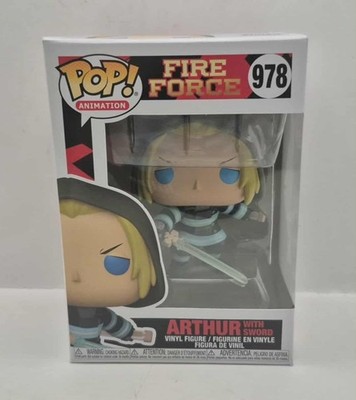 Funko POP! Animation Fire Force Arthur with Sword #978 Vinyl Figure (B239)