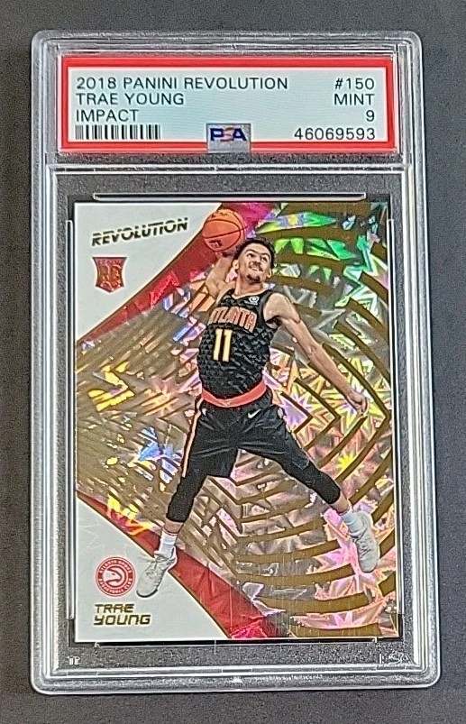 Trae Young 2018 Panini Revolution Impact RC PSA 9 Mint Rookie SP