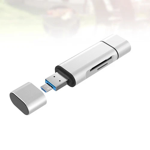 3 In 1 USB Type-C Micro USB Reader Universal Memory OTG Reader for Phone
