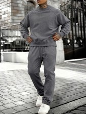 Mens Sweatsuits 2 Piece Sport Tracksuit Jogger Sweat Suits Jogging Outfits