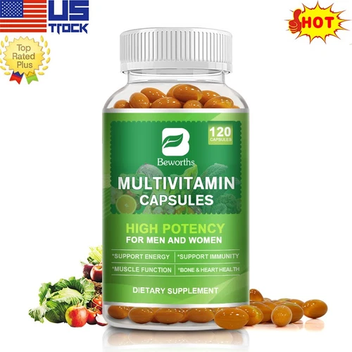 Multivitamin Highest Potency Daily Vitamins&Minerals Supplement 120 Capsules