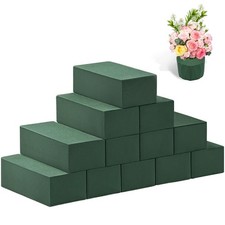 12 Pcs Wet  Dry Floral Foam Blocks for Fresh and Artificial Flower Arrangeme...
