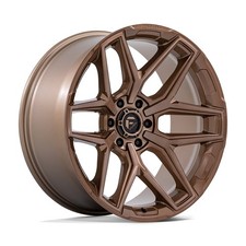 22x10 Fuel Flux 6x5.56x139.7 -18 Platinum Bronze Wheels Rims Set4 106.1