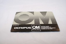 Olympus OM System Chart Instrucion Guide List Accessory EN F S German Francais