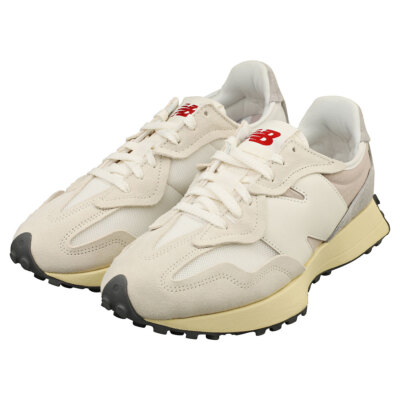 新作★New balance★U327FF unisex running shoes White/Grey New Balance 327 Unisex Fashion Sneakers in Grey White - 6.5