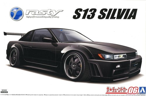 Aoshima 1/24 Scale Model RASTY PS13 Silvia '91 (Nissan) - Picture 3 of 17
