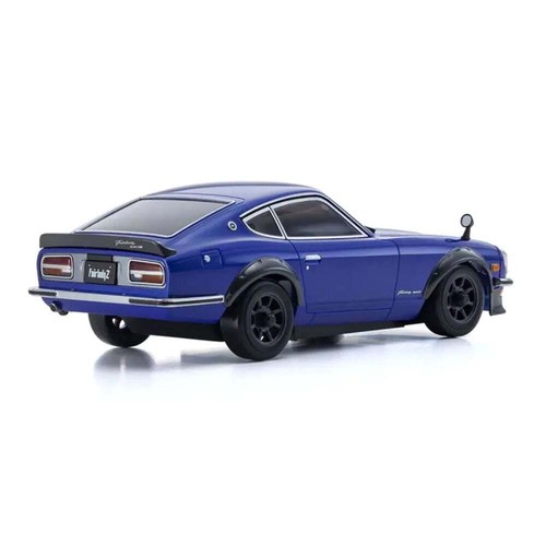 Kyosho ASC Mini-Z Body Nissan Fairlady 240Z-L Tuned Ver Metallic Blue #MZP475MB - Picture 2 of 3