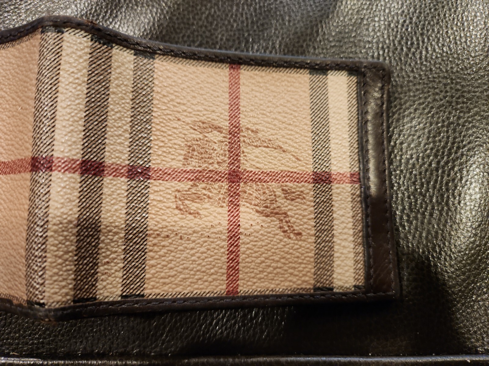 burberry haymarket wallet