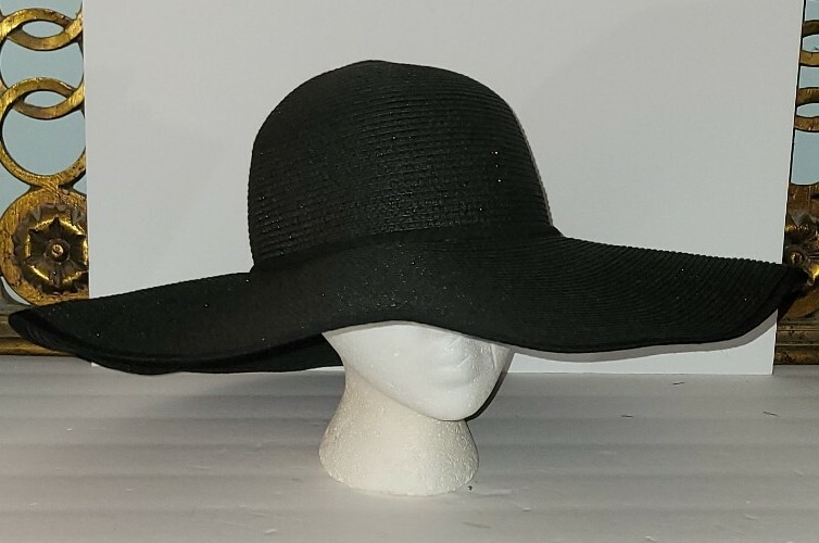 Max Studio Black Wide-Brim Braided Straw Sun Hat Max Studio Braided Straw Bucket Sun Hat Natural : Target main image 2