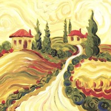Ceramic Backsplash Tile Mural Kitchen Kitchen - Tuscan Villas II
