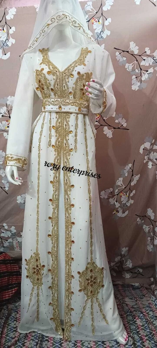 SALE New Moroccan Dubai Kaftans Farasha Abaya Dress Very Fancy