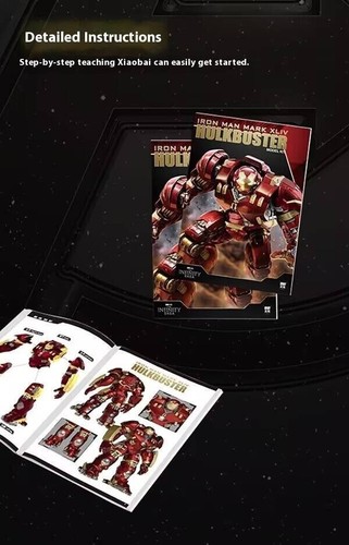 43CM SAGA Hulkbuster Armor Avenger Movable Advanced Assembly Figur - Picture 19 of 23