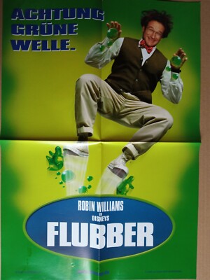 P163  Kinoplakat (DIN A2) Walt Disney's FLUBBER Robin Williams - Motiv 2