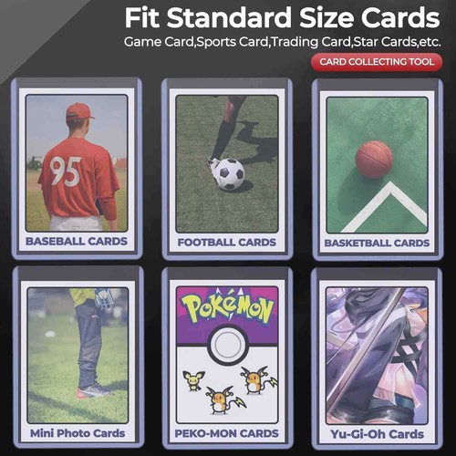 100/200/500/1000/2000CT Standard 3"x4" Toploaders For 35pt Trading Sports Cards - Picture 9 of 20