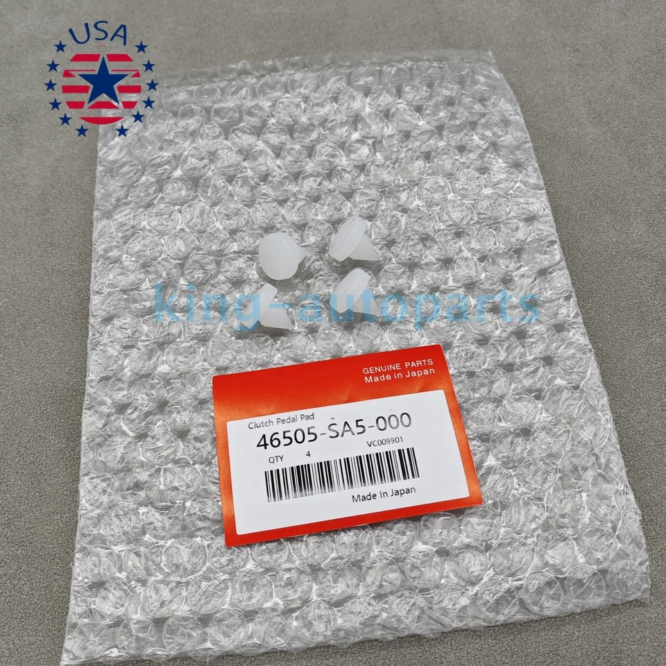 New 4X Brake Clutch Pedal Stopper Stop Pad 46505-SA5-000 For Honda Civic Accord Foto 2 de 4