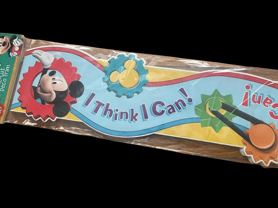 Nuevo Eureka Mickey Mouse Clubhouse Creo que puedo troquelar adorno decorativo, 37 pies nuevo de stock Foto 4 de 4