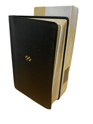 Biblia Temática de Estudio, rv 1960 letra grande  Negro Piel Genuina negro 12pun