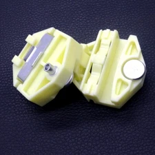 2Pcs Rear Window Glass Guide Bracket For Mercedes W210 W201 W202 W124 For Opel