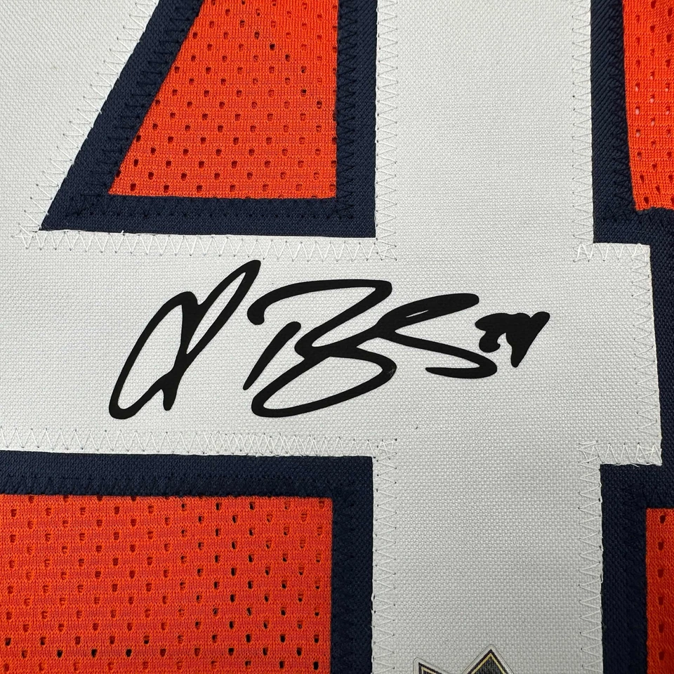 Camiseta deportiva facsímil autografiada Champ Bailey Denver naranja reimpresión talla XL para hombre Foto 2 de 4