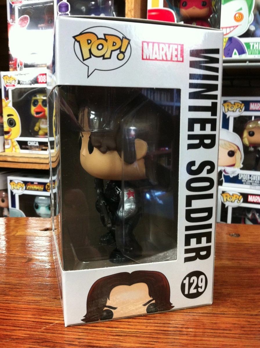 Captain America Civil War Winter Soldier Pop Vinyl Figure 129