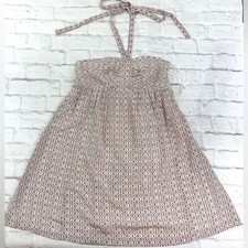 Madewell Women's Dress Convertible Halter Tie-Dye Print Silk $150 - Size 0