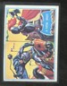 1966 TOPPS BATMAN BLUE BAT BACK #34B A FATAL JOUST EX E02005