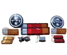 COMPLETE LED LIGHT SET WITH LED HEADLIGHT TAIL LIGHT SUZUKI SAMURAI SERRA JIMNY