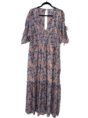 knee length dresses for ladies Cato Womens Floral Sleeveless Full Length Summer Maxi Dress, Size S/Bl –  Vanessa Jane main image 0