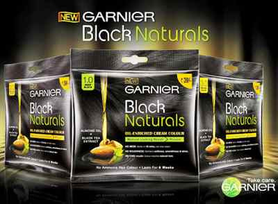 Garnier Black Naturals Oil Enriched Cream Hair Colour - No ammonia