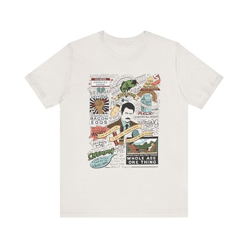 Ron Swanson Quotes T-shirt - Parks and Rec Fan Gift Idea - Funny Shirt - Picture 2 of 19