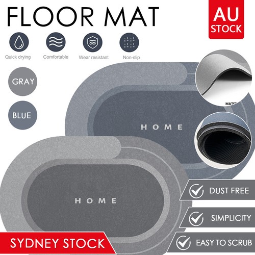 Super Absorbent Floor Mat Soft QuickDrying NonSlip Diatom Mud Bath