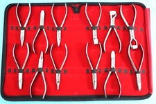 12 PREMIUM Optical Plier Kit OPTICIAN !OPTICAL PLIERS,EYEGLASSES TOOL SET W/KIT