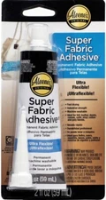 SUPER FABRIC ADHESIVE Glue Ultra Flexible Industrial Strength w/Applicator Tip