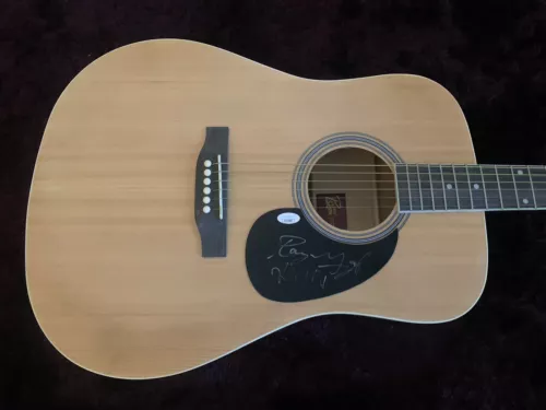 The Doors Ray & Robby Signed Autographed Acoustic Guitar JSA  Certified