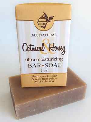 #ad Oatmeal amp; Honey Moisturizing Soap All Natural Handmade Itch Relief $9.99