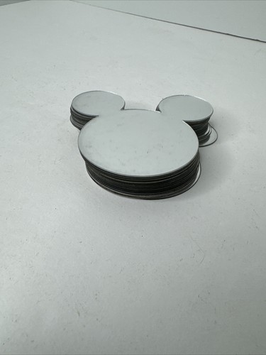 Disney Mickey Mouse Head Mirror Finish Wall Decal 3.5" SINGLE 20 pc - Picture 4 of 6